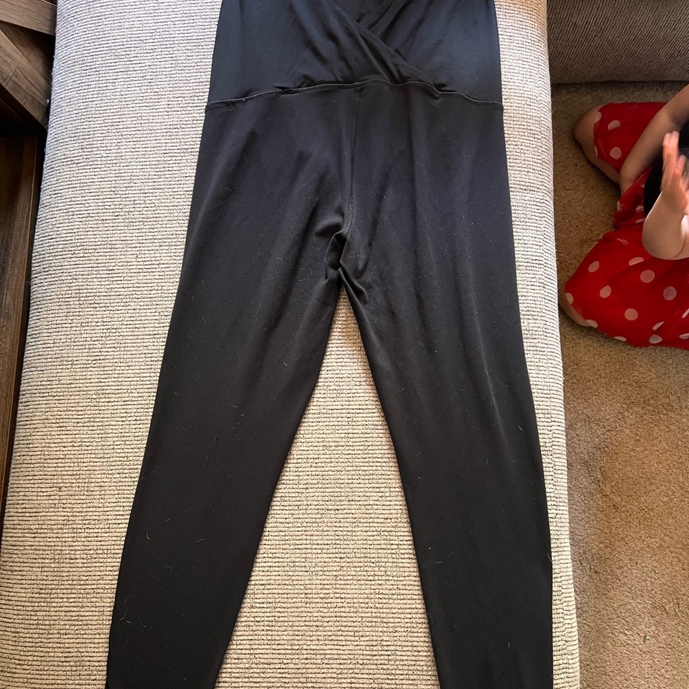 Maternity black leggings size Small